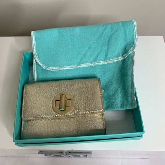 Tiffany & Co. French Wallet - Gold - Picture 1 of 5